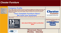 Desktop Screenshot of chesterfurniture.com